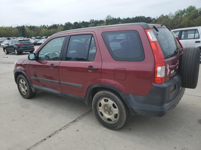 SHSRD68575U307553 - 2005 HONDA CR-V LX RED photo 2