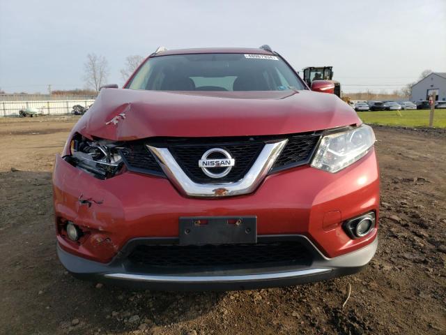 5N1AT2MV4EC866346 - 2014 NISSAN ROGUE S RED photo 5