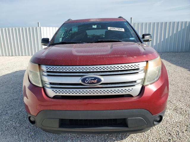 1FM5K7D84DGA40339 - 2013 FORD EXPLORER XLT RED photo 5