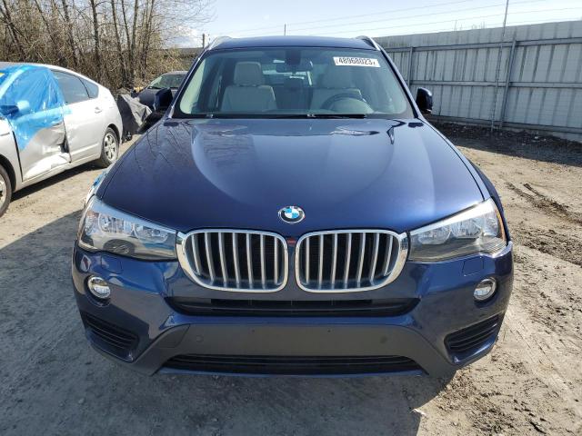 5UXWZ7C57H0V86268 - 2017 BMW X3 SDRIVE28I BLUE photo 5