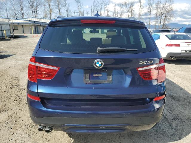 5UXWZ7C57H0V86268 - 2017 BMW X3 SDRIVE28I BLUE photo 6