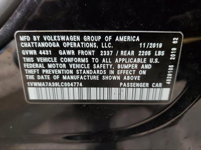 1VWMA7A39LC004774 - 2020 VOLKSWAGEN PASSAT R-LINE Qara foto 12