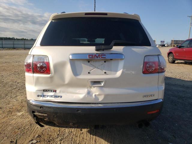 1GKLVNED1AJ165370 - 2010 GMC ACADIA SLT-2 WHITE photo 6