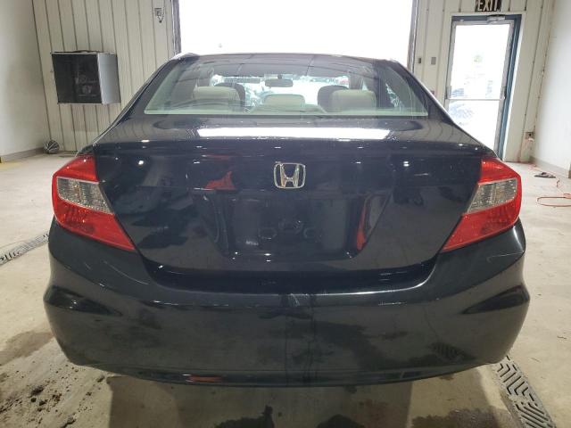 2HGFB2F58CH590100 - 2012 HONDA CIVIC LX BLACK photo 6