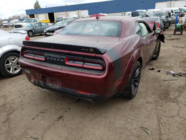 2C3CDZFJ5LH169232 - 2020 DODGE CHALLENGER R/T SCAT PACK BURGUNDY photo 3
