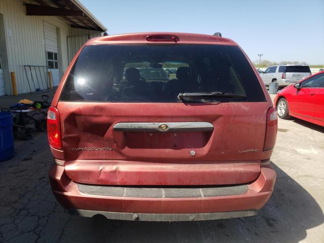 2A4GP64L36R609092 - 2006 CHRYSLER TOWN & COU LIMITED RED photo 6