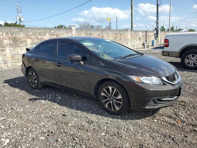 2HGFB2F80EH510608 - 2014 HONDA CIVIC EX BLACK photo 4