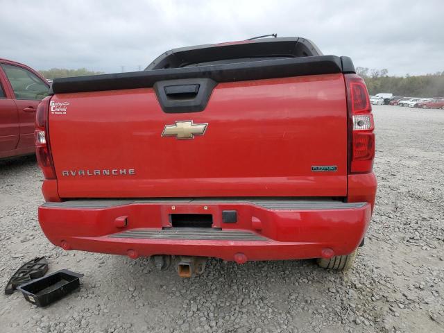 3GNNCFE03AG101451 - 2010 CHEVROLET AVALANCHE LT RED photo 6