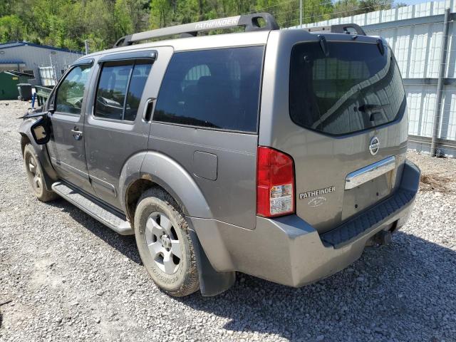 5N1AR18W55C768857 - 2005 NISSAN PATHFINDER LE 灰色 照片 2