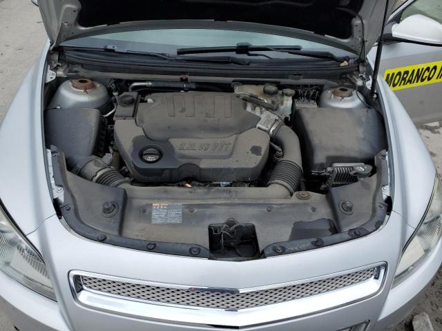 1G1ZE5E74BF361834 - 2011 CHEVROLET MALIBU LTZ ვერცხლისფერი ფოტო 11