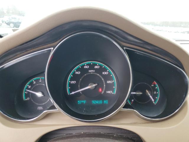 1G1ZE5E74BF361834 - 2011 CHEVROLET MALIBU LTZ ვერცხლისფერი ფოტო 9