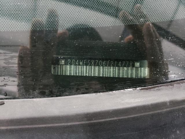 2G4WE587061214778 - 2006 BUICK LACROSSE CXS TAN photo 12