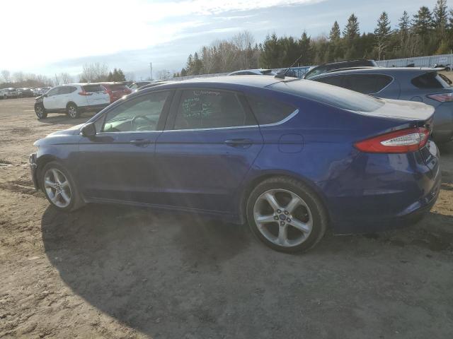 3FA6P0H90DR270446 - 2013 FORD FUSION SE BLUE photo 2