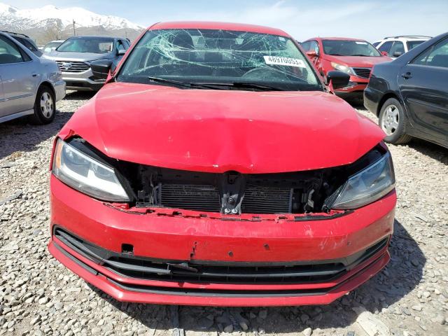 3VW2K7AJ4FM421211 - 2015 VOLKSWAGEN JETTA BASE RED photo 5