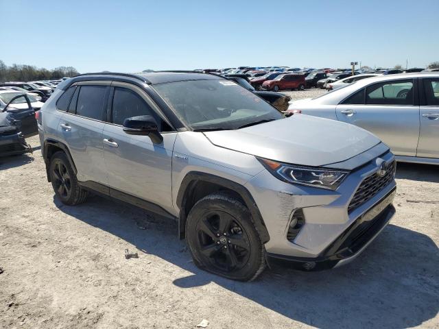 2T3EWRFV1KW044387 - 2019 TOYOTA RAV4 XSE SILVER photo 4