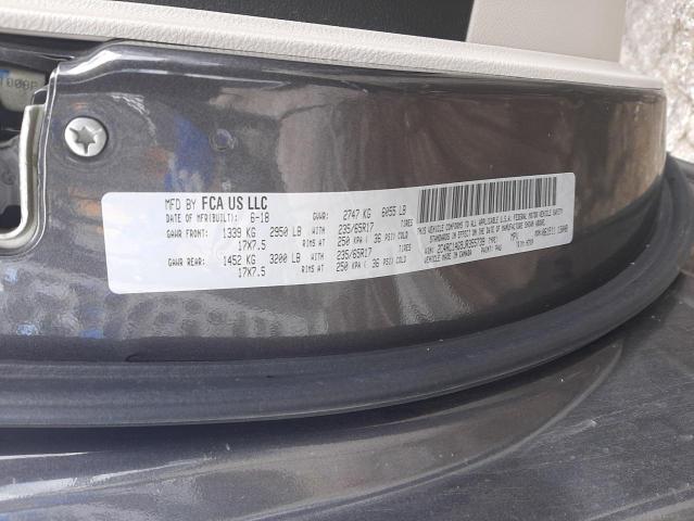 2C4RC1AG9JR355739 - 2018 CHRYSLER PACIFICA L CHARCOAL photo 13