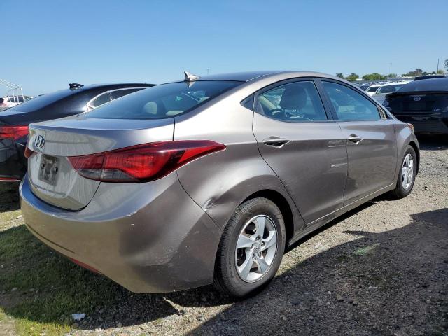 5NPDH4AE5EH488884 - 2014 HYUNDAI ELANTRA SE TAN photo 3