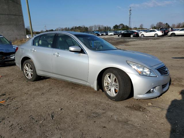 JN1CV6AR6AM254873 - 2010 INFINITI G37 SILVER photo 4