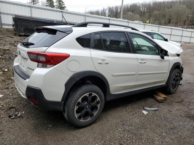 JF2GTABC9M8314175 - 2021 SUBARU CROSSTREK WHITE photo 3