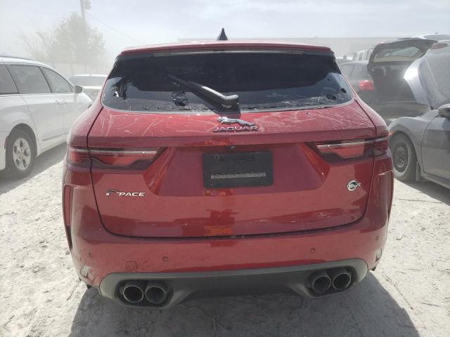 SADCZ2EE7MA672984 - 2021 JAGUAR F-PACE SVR BURGUNDY photo 6