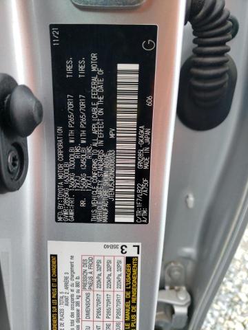 JTENU5JR0N6008233 - 2022 TOYOTA 4RUNNER SR5/SR5 PREMIUM 银色 照片 14