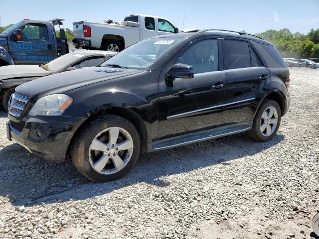 4JGBB8GB7BA655533 - 2011 MERCEDES-BENZ ML 350 4MATIC BLACK photo 1