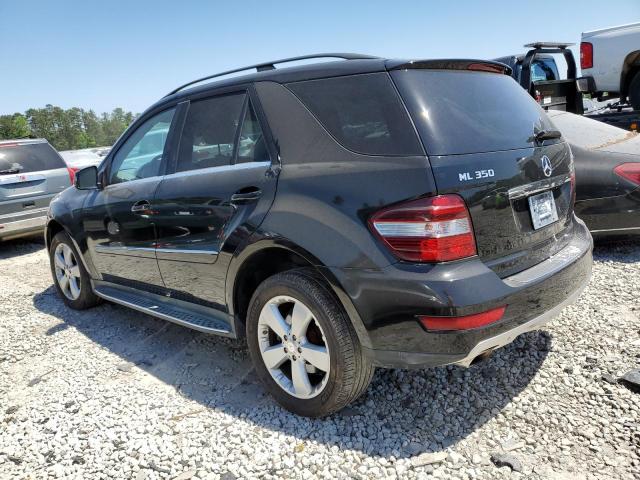 4JGBB8GB7BA655533 - 2011 MERCEDES-BENZ ML 350 4MATIC BLACK photo 2