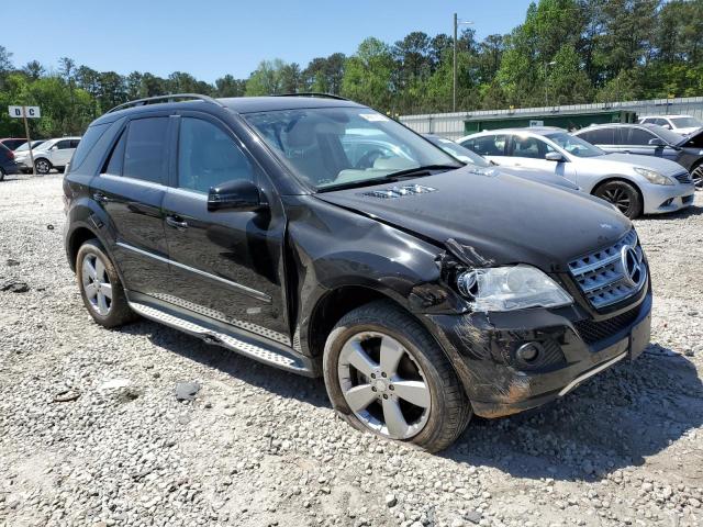4JGBB8GB7BA655533 - 2011 MERCEDES-BENZ ML 350 4MATIC BLACK photo 4