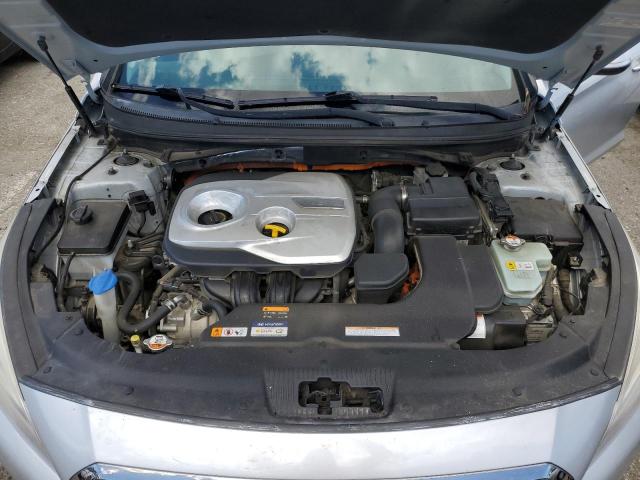 KMHE24L16GA023312 - 2016 HYUNDAI SONATA HYBRID SILVER photo 11