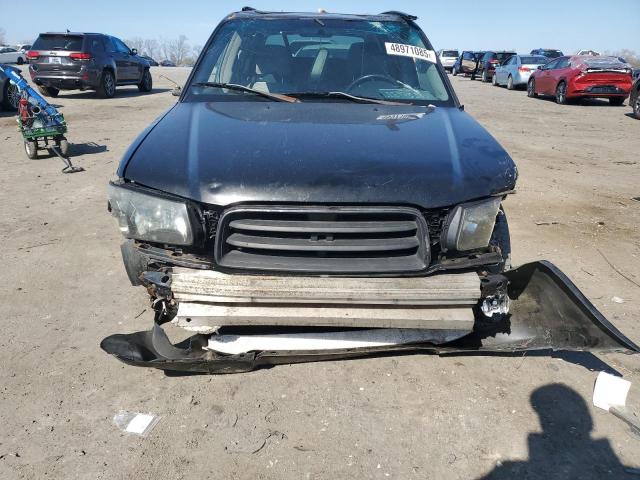 JF1SG65643H729229 - 2003 SUBARU FORESTER 2.5XS შავი ფოტო 5