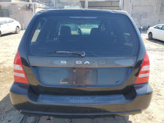 JF1SG65643H729229 - 2003 SUBARU FORESTER 2.5XS შავი ფოტო 6
