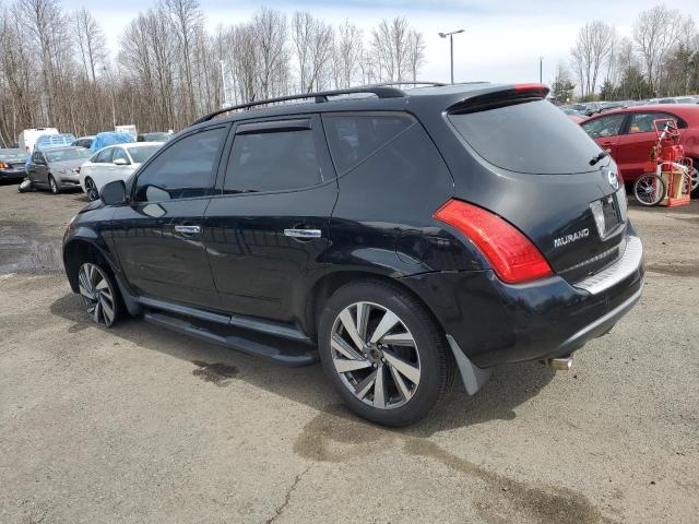 JN8AZ08W57W633981 - 2007 NISSAN MURANO SL BLACK photo 2