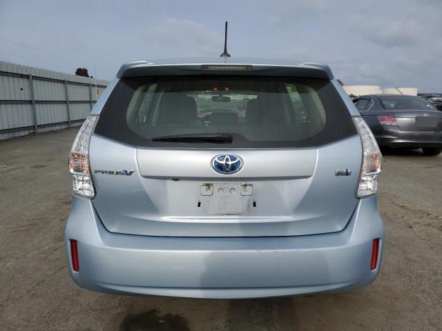 JTDZN3EU8C3121951 - 2012 TOYOTA PRIUS V BLUE photo 6