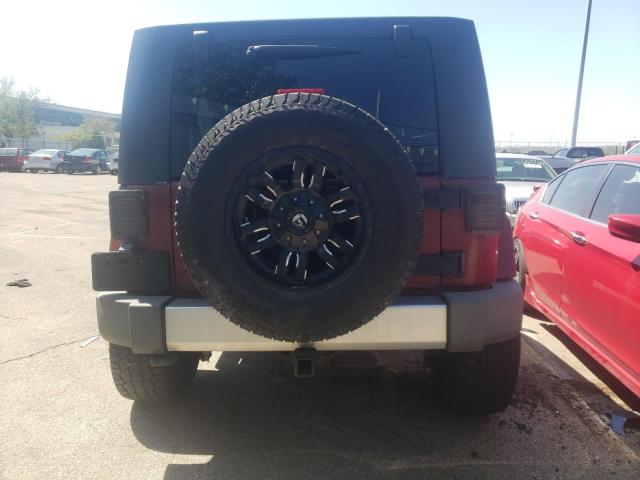 1J4GA59189L751888 - 2009 JEEP WRANGLER U SAHARA MAROON photo 6