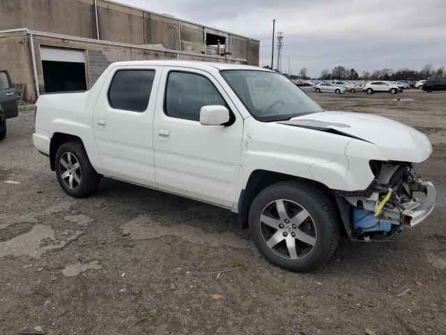 5FPYK1F69EB011660 - 2014 HONDA RIDGELINE RTL-S WHITE photo 4