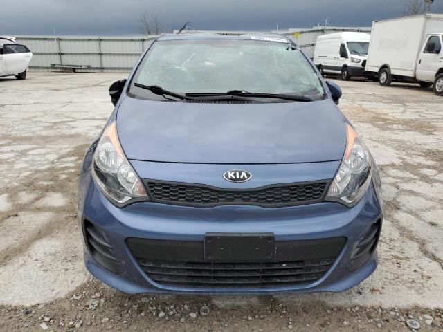 KNADM5A39G6659145 - 2016 KIA RIO LX BLUE photo 5