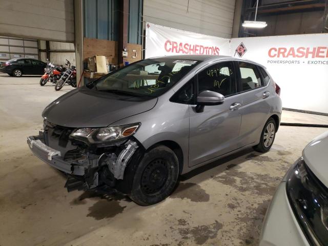 JHMGK5H52HS005009 - 2017 HONDA FIT LX SILVER photo 1