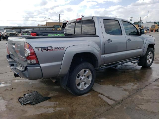 5TFJU4GN6FX082754 - 2015 TOYOTA TACOMA DOUBLE CAB PRERUNNER SILVER photo 3