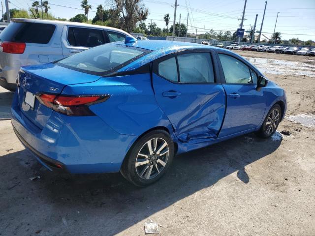 3N1CN8EV5ML823651 - 2021 NISSAN VERSA SV BLUE photo 3