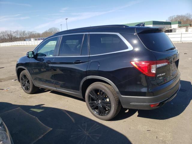 5FNYF6H29NB076996 - 2022 HONDA PILOT SE BLACK photo 2