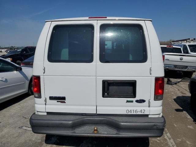 1FTNE2EW6EDA53768 - 2014 FORD ECONOLINE E250 VAN WHITE photo 6