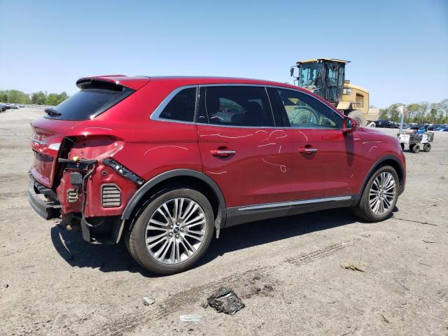 2LMTJ8LR6GBL24033 - 2016 LINCOLN MKX RESERVE RED photo 3