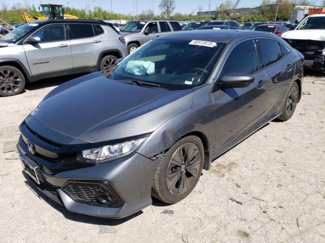 SHHFK7H50JU222603 - 2018 HONDA CIVIC EX GRAY photo 1