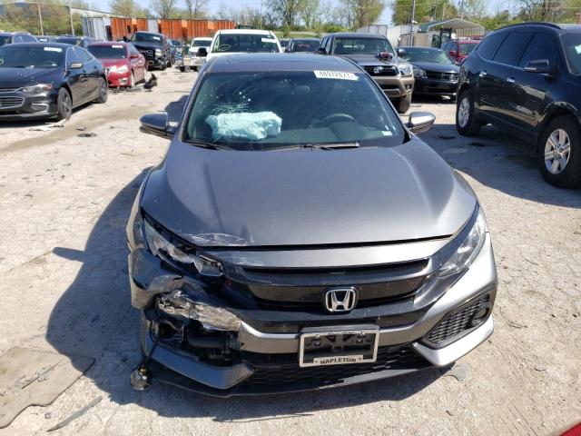 SHHFK7H50JU222603 - 2018 HONDA CIVIC EX GRAY photo 5