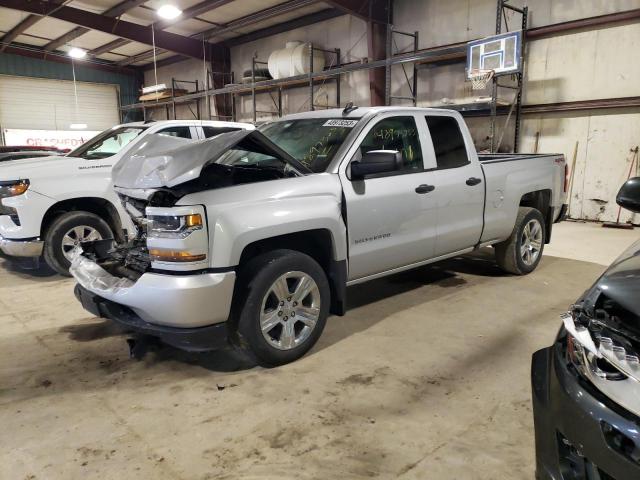 1GCVKPEH3JZ299326 - 2018 CHEVROLET SILVERADO K1500 CUSTOM GRAY photo 1