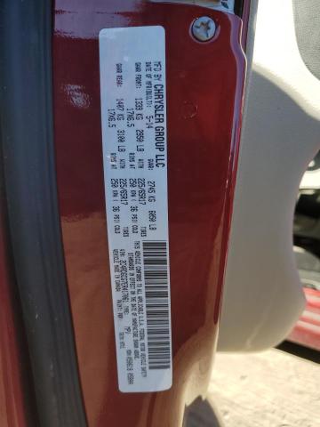 2C4RDGCG7ER417061 - 2014 DODGE GRAND CARA SXT RED photo 13