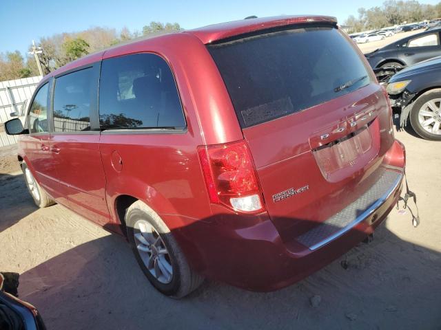 2C4RDGCG7ER417061 - 2014 DODGE GRAND CARA SXT RED photo 2