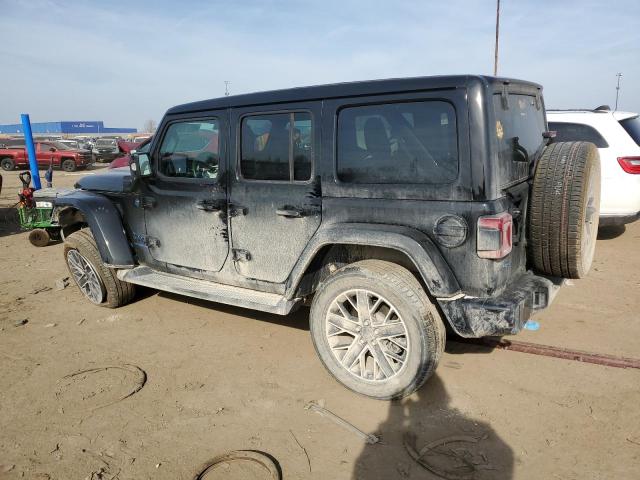 1C4JJXP63NW239633 - 2022 JEEP WRANGLER U SAHARA 4XE BLACK photo 2