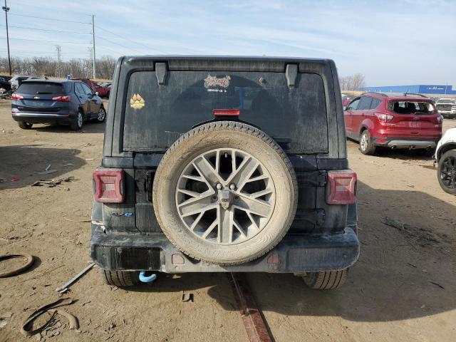 1C4JJXP63NW239633 - 2022 JEEP WRANGLER U SAHARA 4XE BLACK photo 6