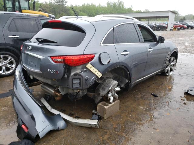 JN8BS1MW3CM180339 - 2012 INFINITI FX50 GRAY photo 3